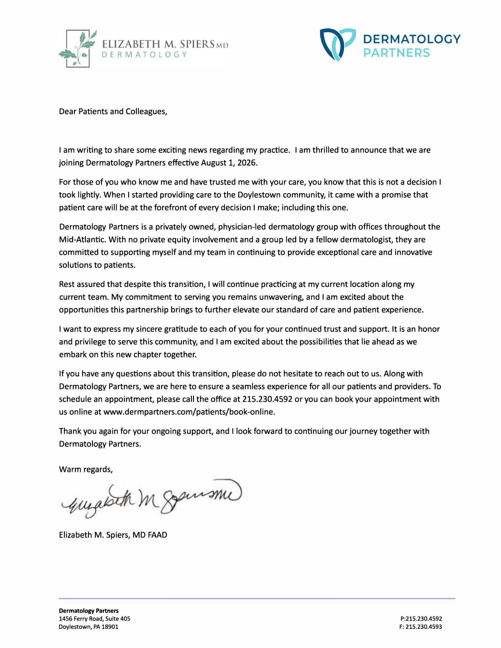 Dermatology Letter